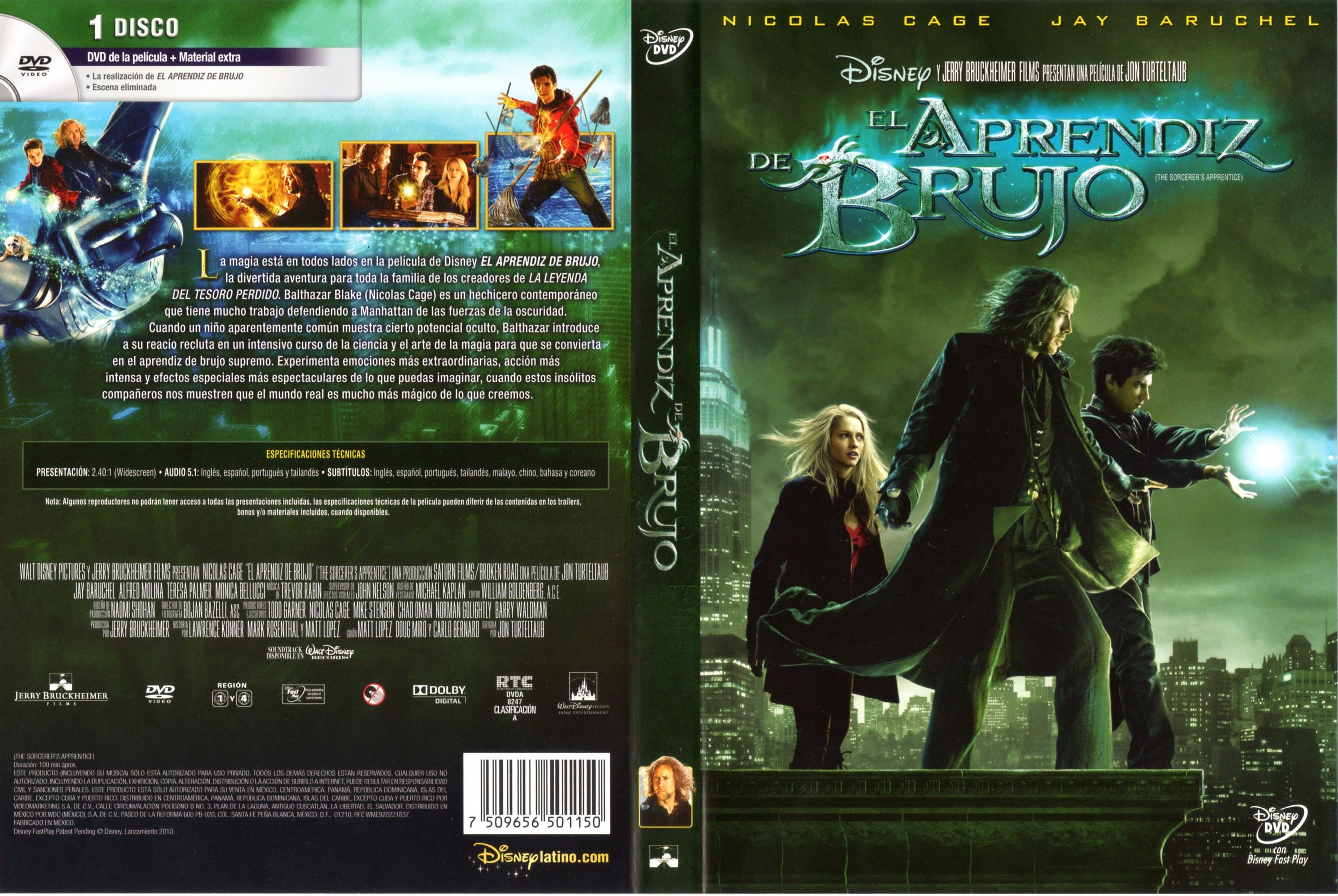 Natural Born Killers Online Sub Español Aprendiz de Brujo (The Sorcerer's Apprentice) [2010] D5 - Clasicotas
